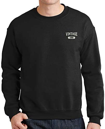 Trendy Apparel Shop Vintage 1986 Embroidered Crewneck Sweatshirt