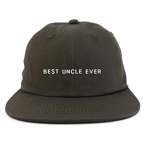 Trendy Apparel Shop Best Uncle Ever Embroidered Low Profile Snapback Cap