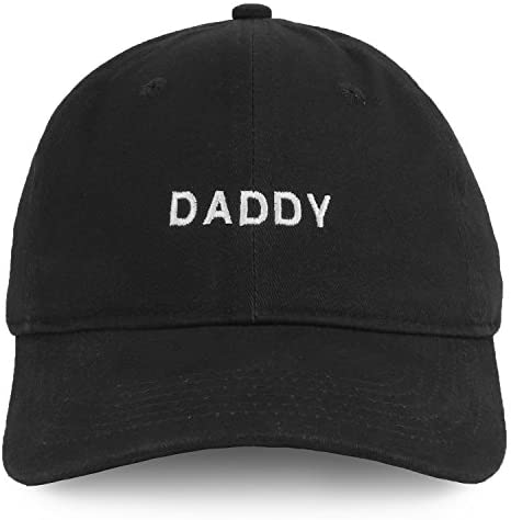 Trendy Apparel Shop Daddy Embroidered Low Profile Cotton Cap Dad Hat