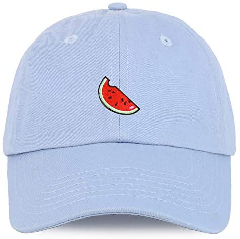 Trendy Apparel Shop Watermelon Patch Youth Small Fit Unstructured Cotton Baseball Cap