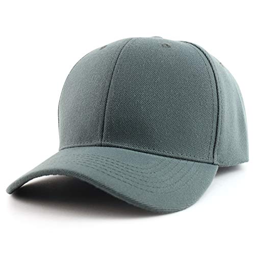 Trendy Apparel Shop Oversized Big XXL Structured Plain Baseball Cap
