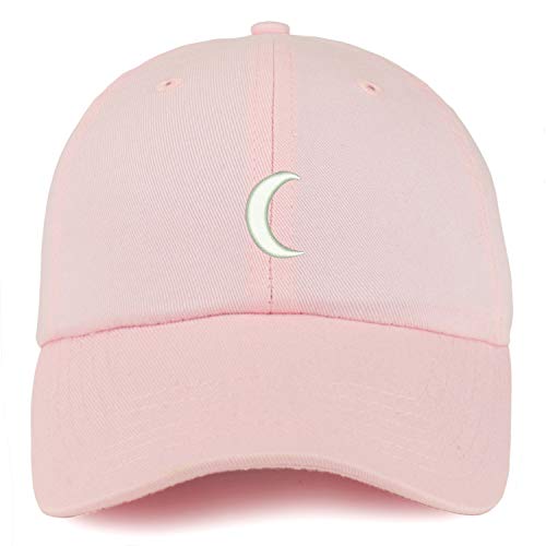 Trendy Apparel Shop Youth Crescent Moon Unstructured Cotton Baseball Cap