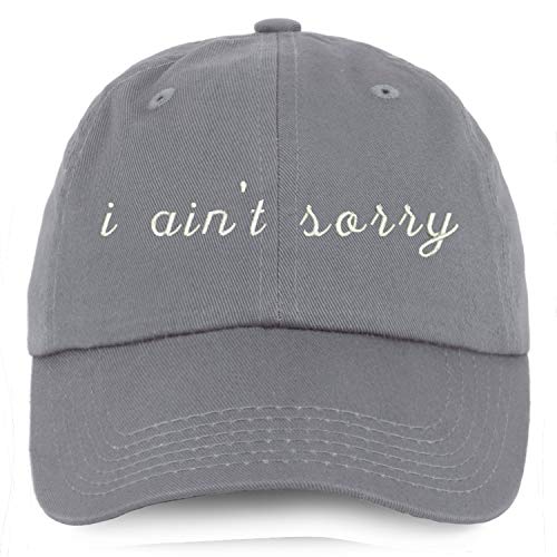 Trendy Apparel Shop Youth I Ain't Sorry Unstructured Cotton Baseball Cap