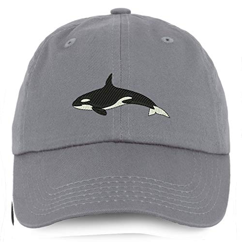 Trendy Apparel Shop Youth Orca Killer Whale Unstructured Cotton Baseball Cap