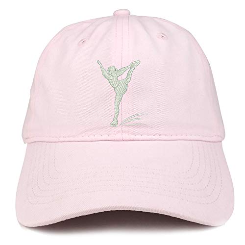Trendy Apparel Shop Figure Skater Embroidered Soft Crown 100% Brushed Cotton Cap