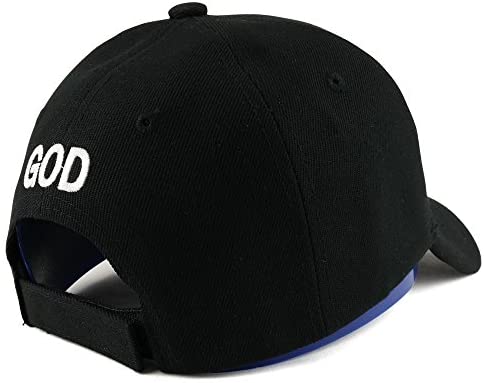 Trendy Apparel Shop with GOD All Things are Possible Embroidered Structured Baseball Cap