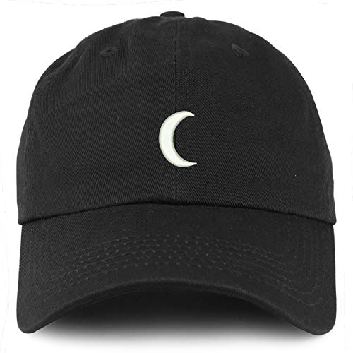 Trendy Apparel Shop Youth Crescent Moon Unstructured Cotton Baseball Cap