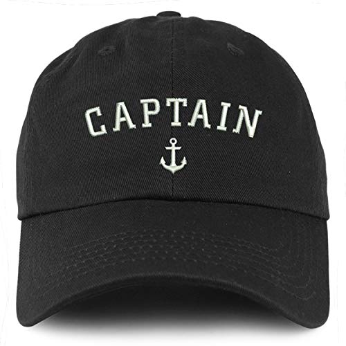 Trendy Apparel Shop Youth Captain Anchor Unstructured Cotton Baseball Cap