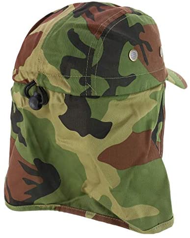 Trendy Apparel Shop Unstructured 5 Panel Rider's Baseball Cap with Ear Neck Flap