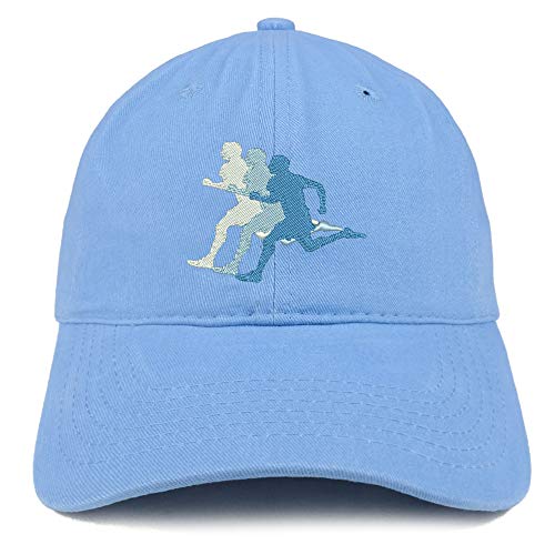 Trendy Apparel Shop Runner Embroidered Soft Crown 100% Brushed Cotton Cap