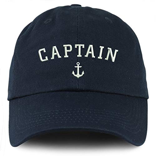 Trendy Apparel Shop Youth Captain Anchor Unstructured Cotton Baseball Cap
