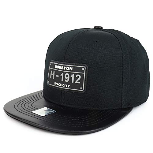 Trendy Apparel Shop Home State License Plate Rubber Patch PU Flatbill Snapback