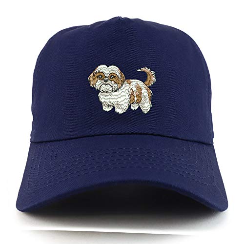 Trendy Apparel Shop Shih Tzu Unstructured 5 Panel Dad Baseball Cap