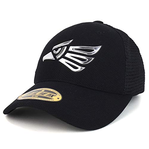 Trendy Apparel Shop High Frequency Hecho en Mexico Eagle Fitted Trucker Cap