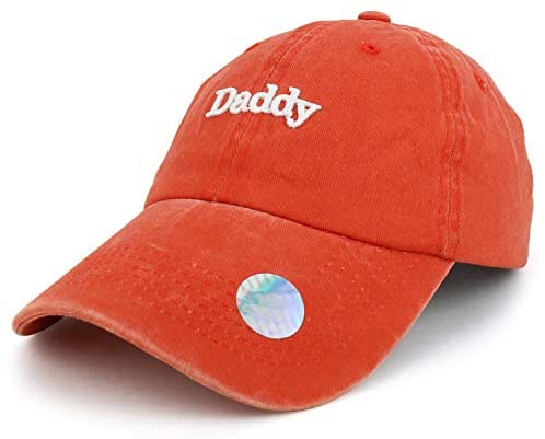 Trendy Apparel Shop Daddy 3D Embroidered Washed Cotton Soft Baseball Cap