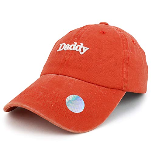 Trendy Apparel Shop Daddy 3D Embroidered Washed Cotton Soft Baseball Cap