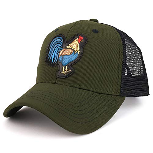 Trendy Apparel Shop High Frequency Chicken Structured Trucker Mesh Cap