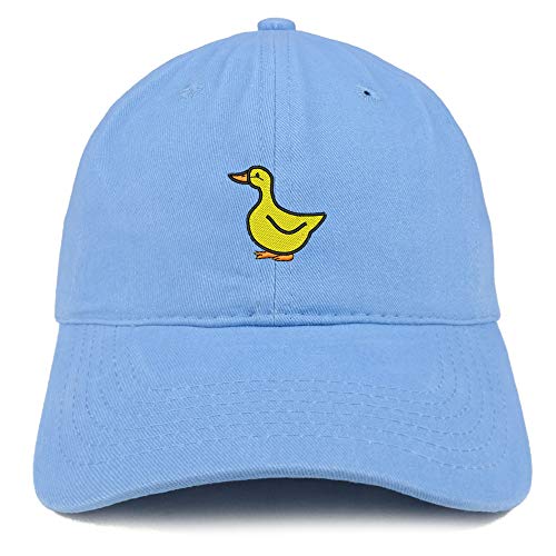 Trendy Apparel Shop Quack Embroidered Unstructured Cotton Dad Hat