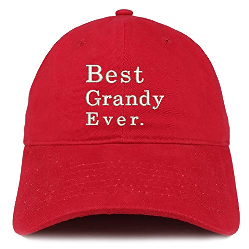 Trendy Apparel Shop Best GRADNY Ever Embroidered Soft Crown 100% Brushed Cotton Cap