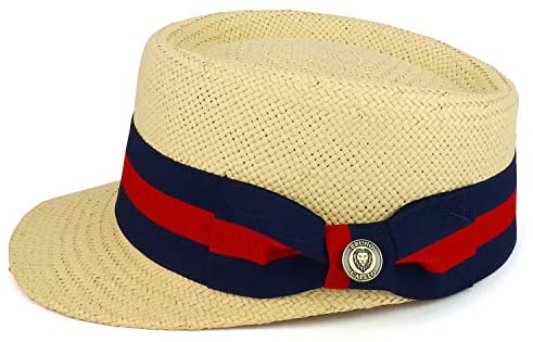 Trendy Apparel Shop Striped Ribbon Grosgrain Band Straw Fashion Baseball Hat
