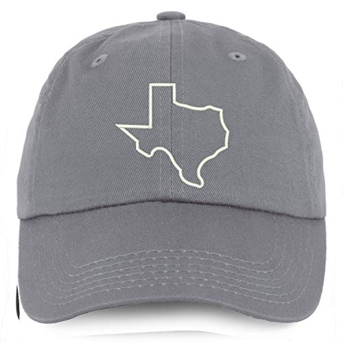 Trendy Apparel Shop Youth Texas State Outline Unstructured Cotton Baseball Cap