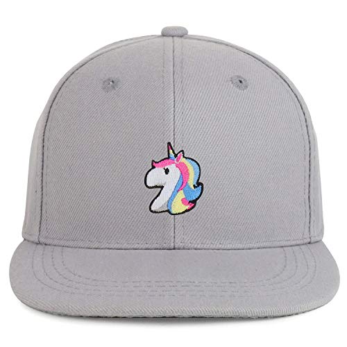 Trendy Apparel Shop Unicorn Patch Structured Infant Flatbill Snapback Cap
