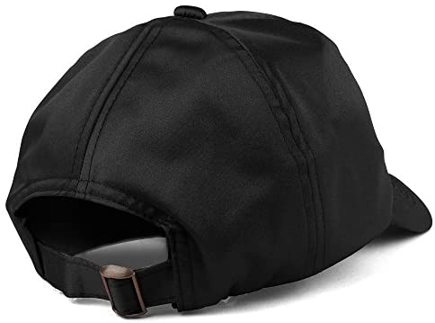 Trendy Apparel Shop Unisex Plain Satin Unstructured Adjustable Baseball Cap