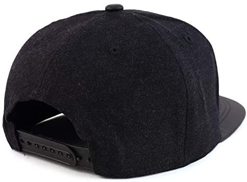 Trendy Apparel Shop Cock Fight Rooster Embroidered Leather Flatbill Snapback Cap