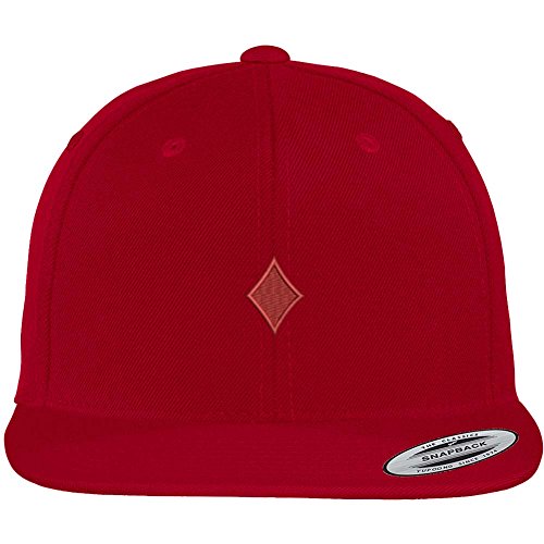 Trendy Apparel Shop Flexfit Ace of Diamond Embroidered Snapback Cap