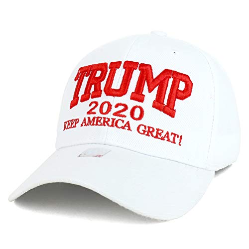 Trendy Apparel Shop 3D Trump 2020 Keep America Great Embroidered Structured Cap