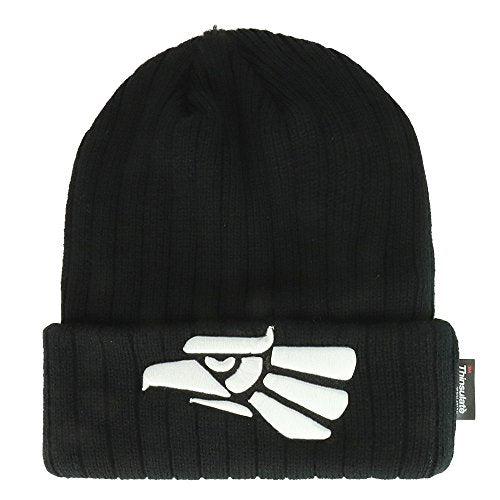 Trendy Apparel Shop Hecho En Mexico Eagle Embroidered 3M Thinsulate Fleece Lined Beanie
