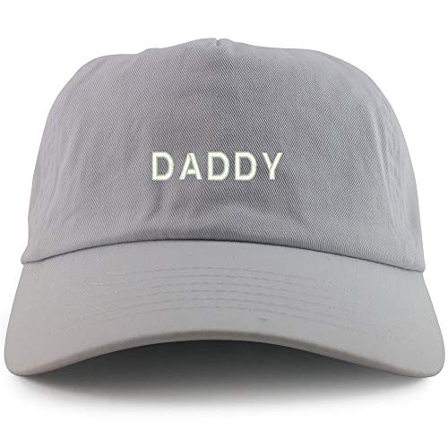 Trendy Apparel Shop Daddy Embroidered 5 Panel Unstructured Soft Crown Baseball Cap