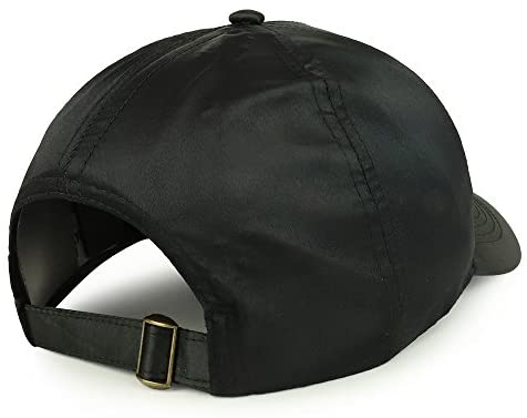 Trendy Apparel Shop Donut Emoticon Design Embroidered Satin Baseball Cap