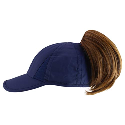 Trendy Apparel Shop Women's Lightweight Meshed Ponytail Baseball Cap