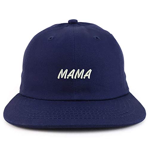 Trendy Apparel Shop Mama Embroidered Embroidered Low Profile Snapback Cap