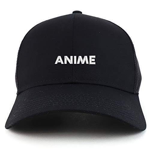 Trendy Apparel Shop Anime Adjustable Structured High Profile Trucker Cap