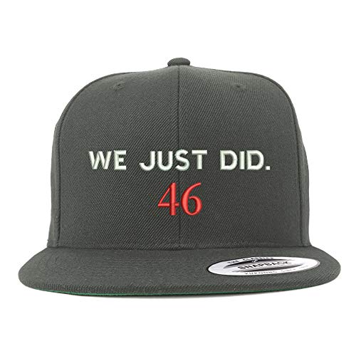 Trendy Apparel Shop We Just Did 46 President Celebration Flatbill Snapback Cap