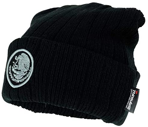 Trendy Apparel Shop Mexico Coat of Arms Embroidered 3M Thinsulate Cuff Beanie