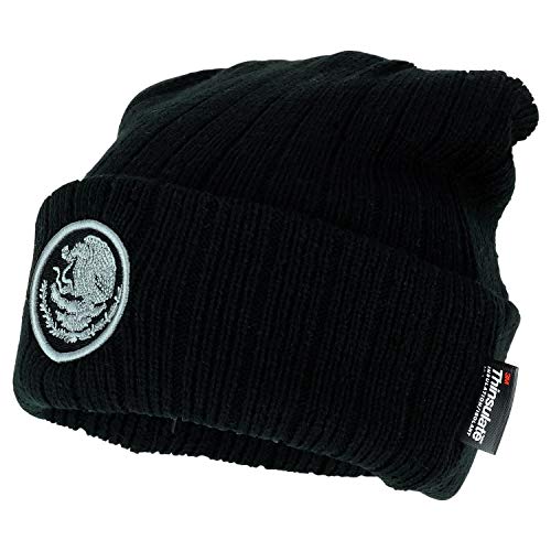 Trendy Apparel Shop Mexico Coat of Arms Embroidered 3M Thinsulate Cuff Beanie