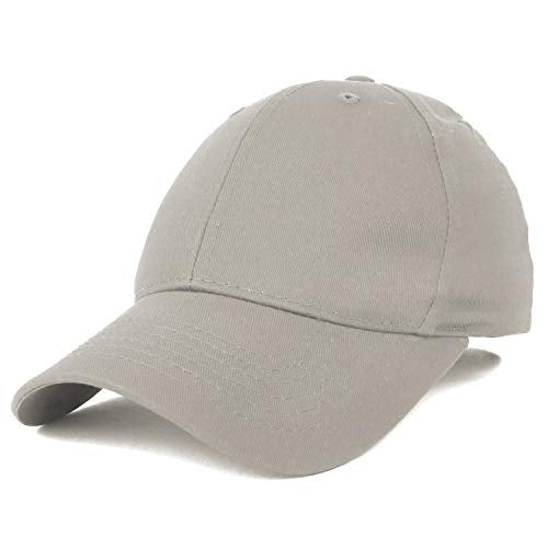 Trendy Apparel Shop Small Fit Plain Cotton Twill Kid's Youth Size Baseball Cap