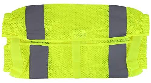Trendy Apparel Shop Reflective Safety High Visibility ANSI Class E Leg Gaiter - Safety Green