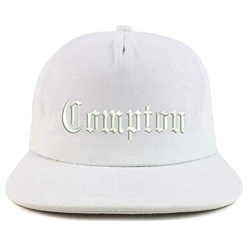 Trendy Apparel Shop Compton City Old English Unstructured 5 Panel Flatbill Cap
