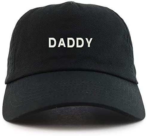 Trendy Apparel Shop Daddy Embroidered 5 Panel Unstructured Soft Crown Baseball Cap