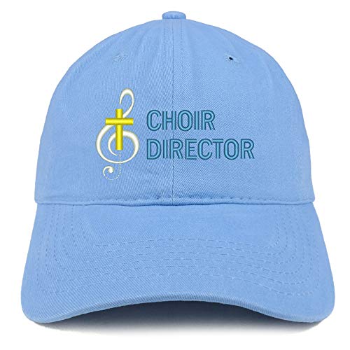 Trendy Apparel Shop Choir Director Embroidered Soft Crown 100% Brushed Cotton Cap