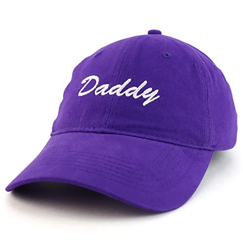 Trendy Apparel Shop Daddy Script Font Embroidered Low Profile Soft Cotton Baseball Cap
