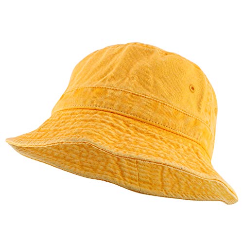 Trendy Apparel Shop 100% Cotton Pigment Dyed Washed Bucket Hat