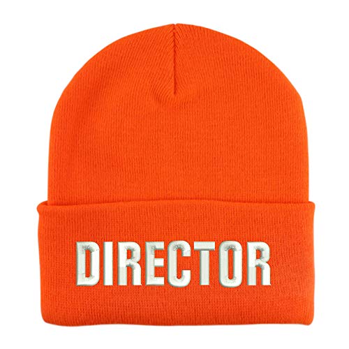 Trendy Apparel Shop Director Embroidered Winter Long Cuff Beanie