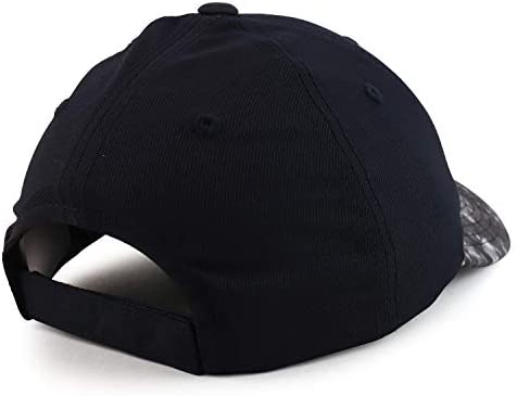 Trendy Apparel Shop Moisture Wicking Baseball Cap with Mineral Freeze Print Bill