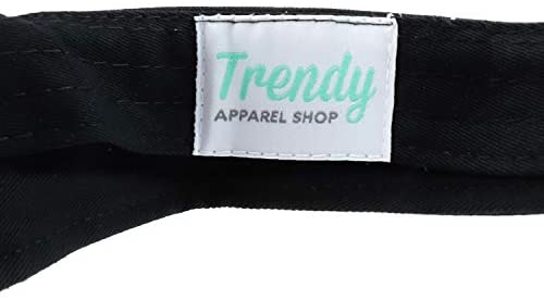 Trendy Apparel Shop XXL Oversize Solid Cotton Adjustable Sun Visor