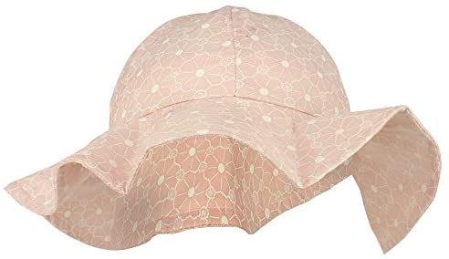 Trendy Apparel Shop Floral Pattern Printed Infant Bucket Hat with Chin Strap